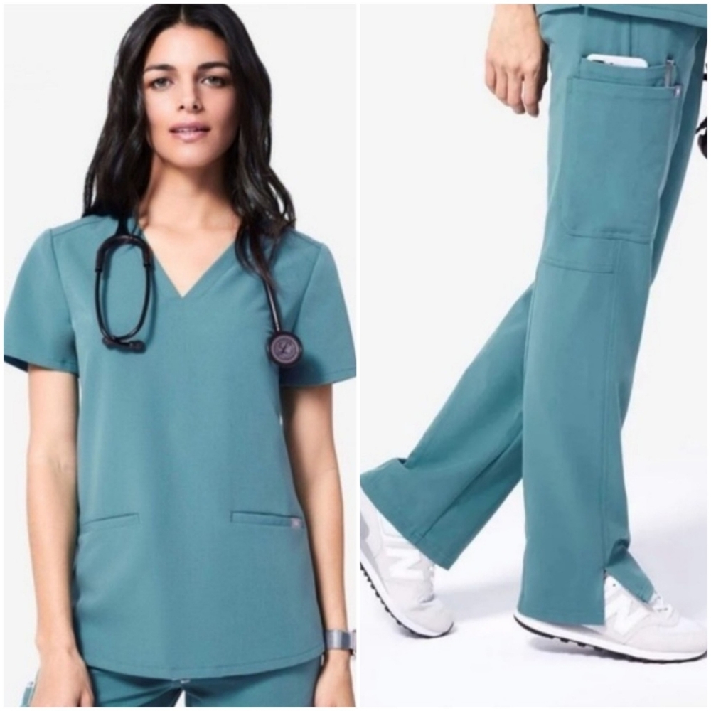 NWT Hydrogreen Figs Scrubs Set (M & M/P)